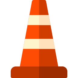 Traffic cone icon