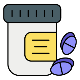 Pill jar icon