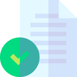 Document approved icon