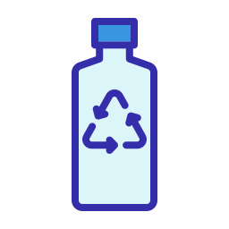 bouteille de recyclage Icône