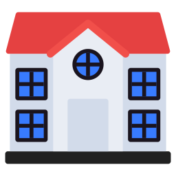 School building icon