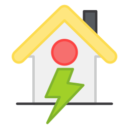 Energy house icon