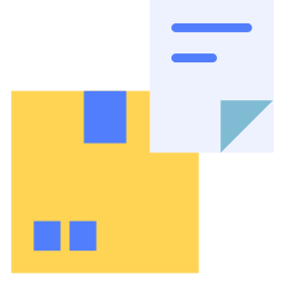 Delivery accounting icon