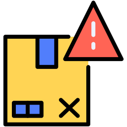 Delivery problem icon