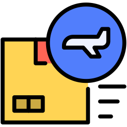 Air shipping icon