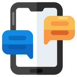 Mobile chatting icon