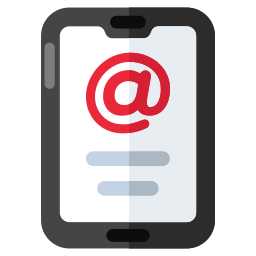 mobilna poczta e-mail ikona