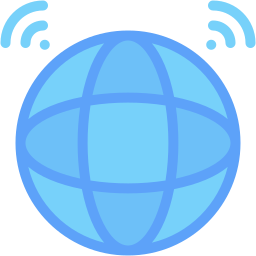 connexion mondiale Icône