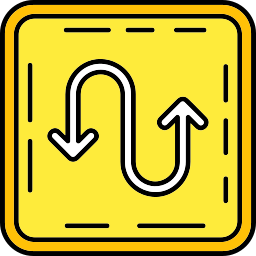 zigzag icona