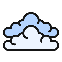 chmura cumulusowa ikona