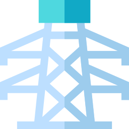 Electric tower icon