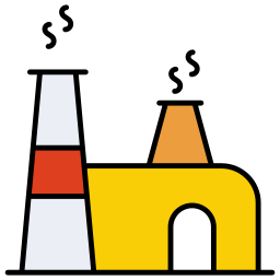 Factory chimney icon
