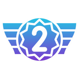 2nd position badge icon