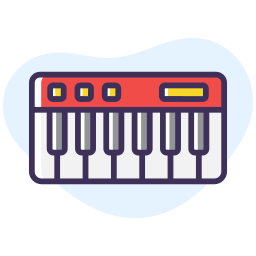 pianotoetsenbord icoon