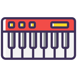 pianotoetsenbord icoon