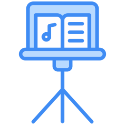 Music stand icon