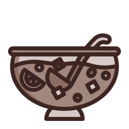 Punch bowl icon