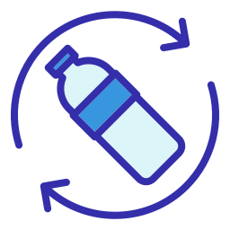 botella de reciclaje icono