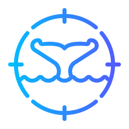 walvisobservatie icoon