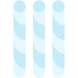 Paper straw icon