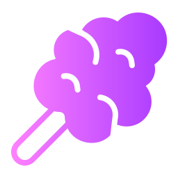 Cotton candy icon