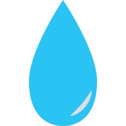 goccia d'acqua icona