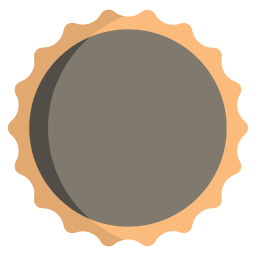 Sun eclipse icon