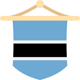 botswana flagge icon