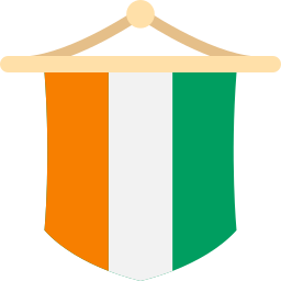 vlag van cote divoire icoon