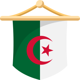 bandiera dell'algeria icona
