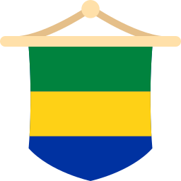 bandera de gabón icono