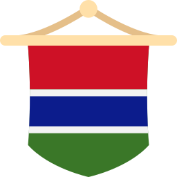 drapeau de la gambie Icône