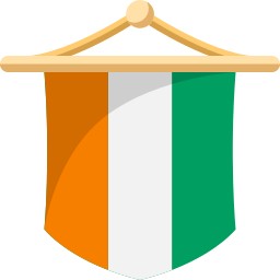 vlag van cote divoire icoon