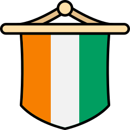 vlag van cote divoire icoon