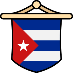 bandiera cubana icona