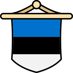 bandera de estonia icono