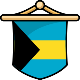 bandera de bahamas icono