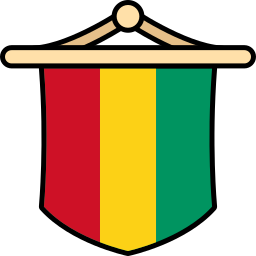 bandera de guinea icono