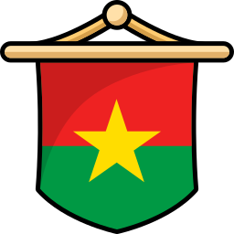 bandiera del burkina faso icona