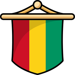 bandera de guinea icono