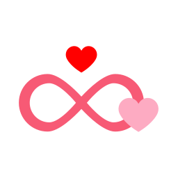 Infinity love icon