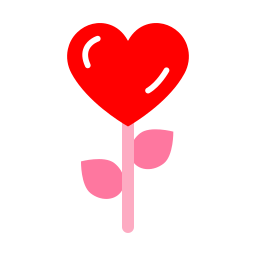 flor de amor icono