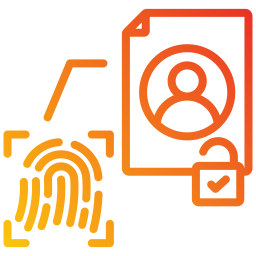 Biometric authentication icon