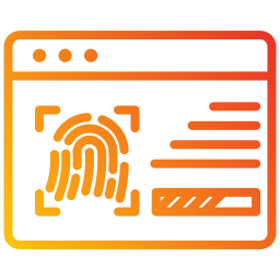 biometrische authentifizierung icon