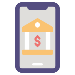 Mobile banking icon