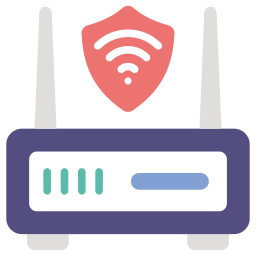 bezpieczeństwo wi-fi ikona