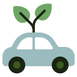 voiture écologique Icône
