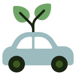 coche ecológico icono