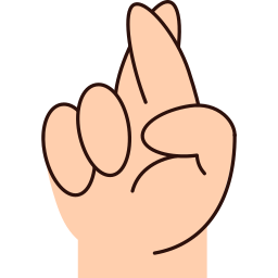 finger gekreuzt icon
