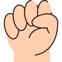 Rise hand icon